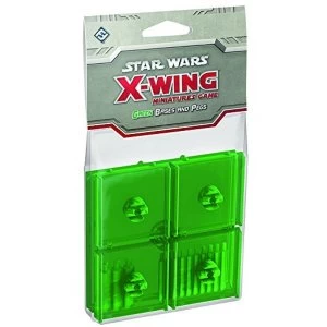 Image of Star Wars X wing Bases and Pegs Accessory Pack Green