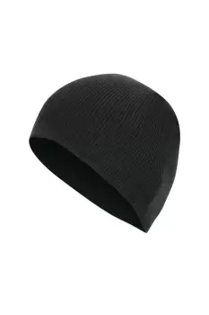 Image of Cap Knitted Ski Hat Without Turn Up