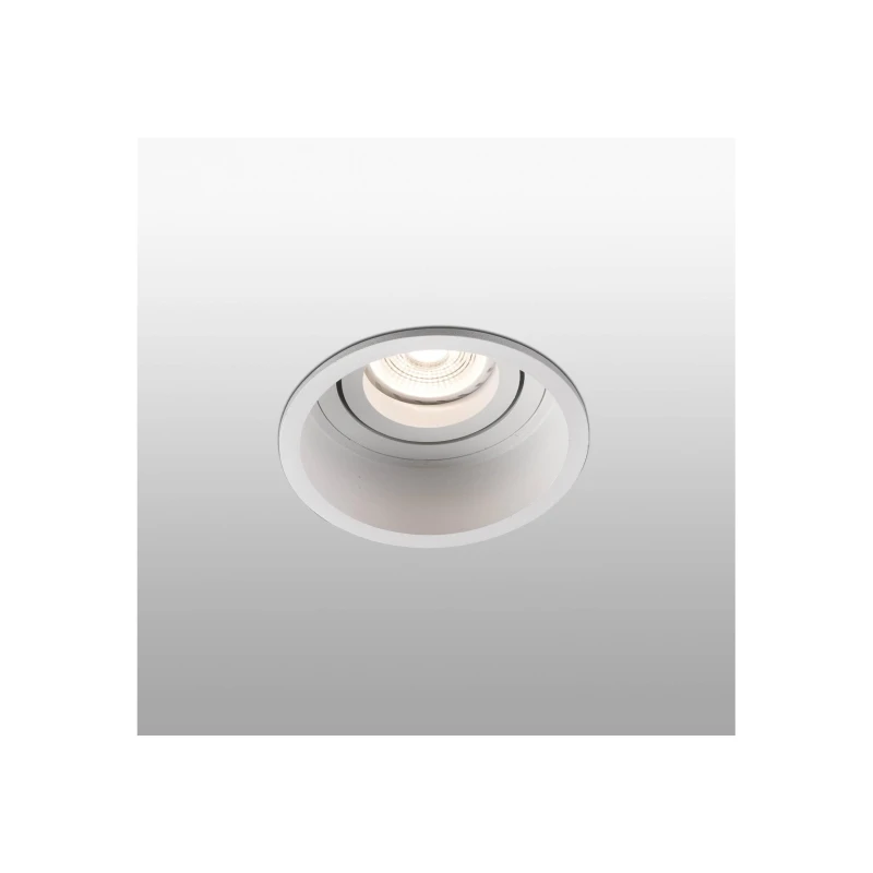 Image of Netlighting Hyde White Tiltable round Recessed Downlight GU10 White