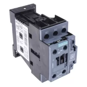 Image of Siemens SIRIUS Innovation 3RT2 3 Pole Contactor - 32 A, 24 V dc Coil, 3NO, 15 kW
