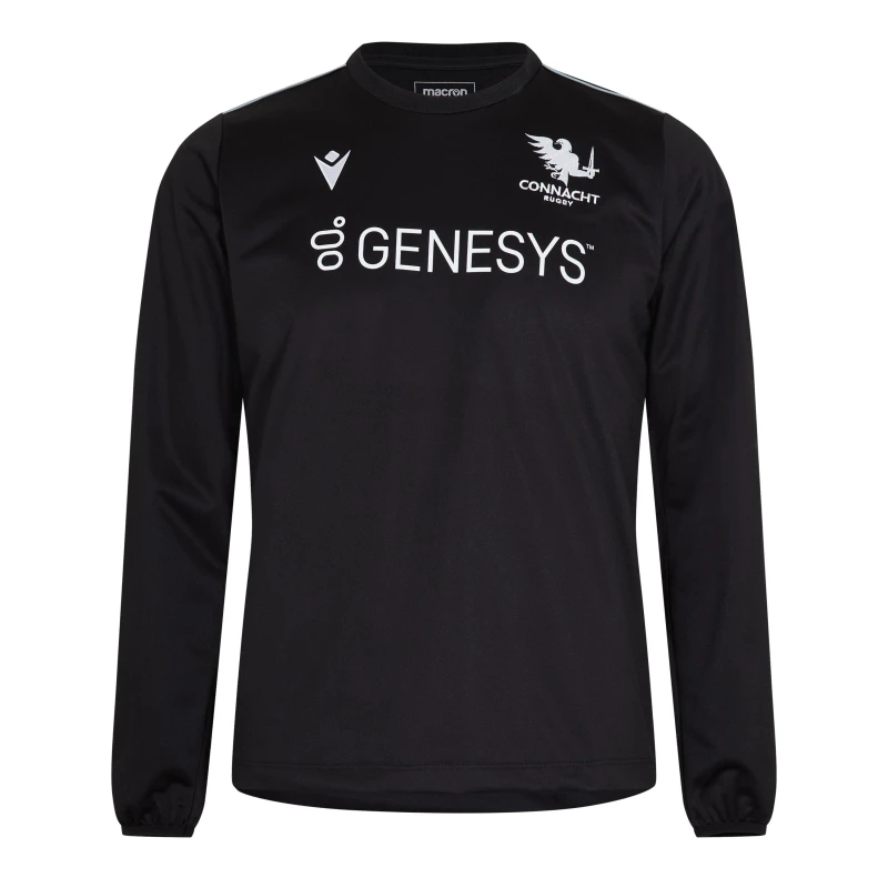 Image of Macron Connacht Rugby Shirt Mens - Black S