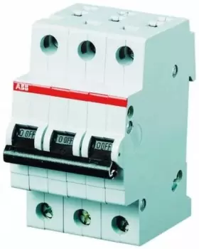 Image of Abb S203M-D63 Circuit Breaker, Thermal Mag, 3 Pole