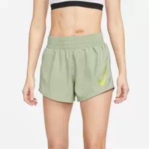 Image of Nike Swoosh Womens Shorts - Green