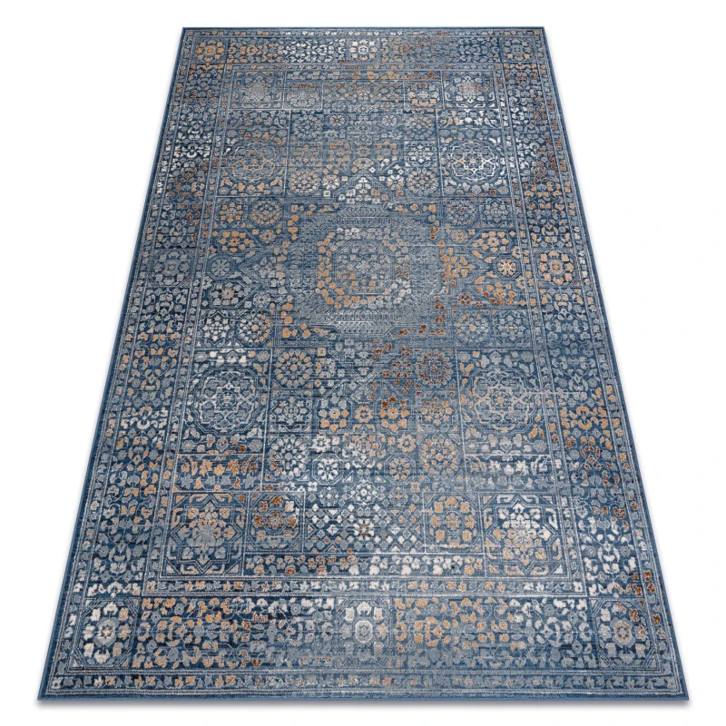 Image of RugsX Nain Rug in Blue Size: 120cm x 170cm Blue Unisex 120cm x 170 cm