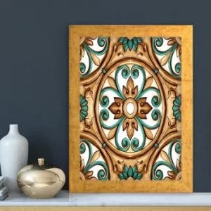 Image of AC4821034124 Multicolor Decorative Framed MDF Painting