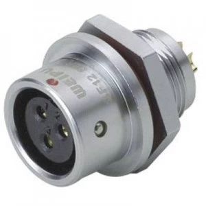 Image of Weipu SF1212S2 Bullet connector Connector straight Series connectors SF12 Total number of pins 2