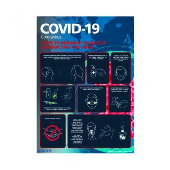 Image of Covid-19 Steps To Minimise SA Vinyl A3 FA062A3SAV