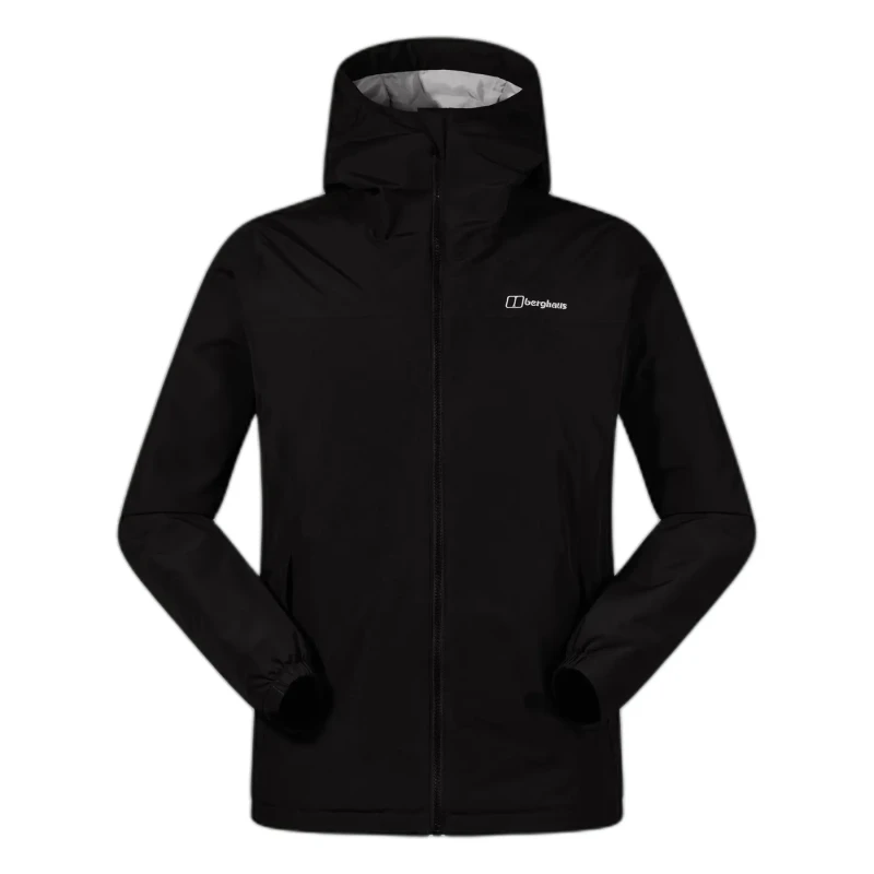 Image of Berghaus Deluge Pro 3.0 Shell Rain Jacket - Black L