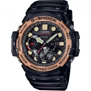 Image of Mens Casio G-Shock Gulfmaster Master Of G Vintage Black And Alarm Chronograph Watch
