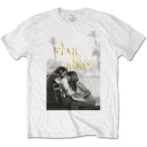Image of A Star Is Born - Jack & Ally Movie Poster Unisex Medium T-Shirt - White