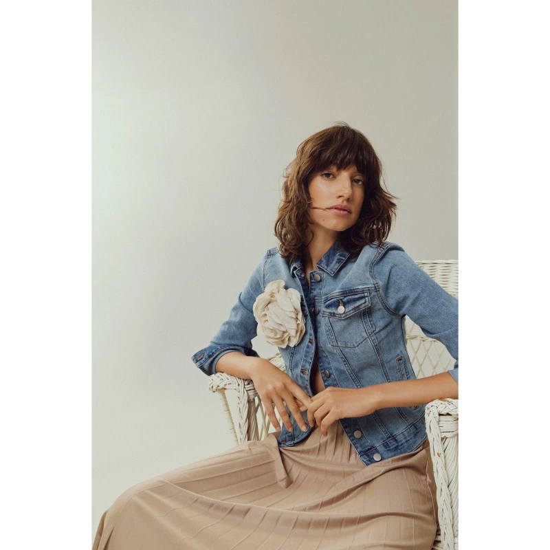 Image of Vila Show Jacket - Blue Blue 10