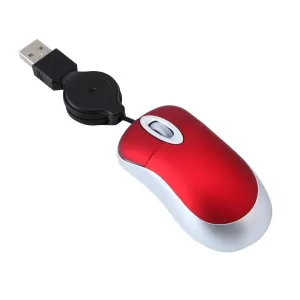 Image of Retrackable Nano Mouse (Red) CA84255