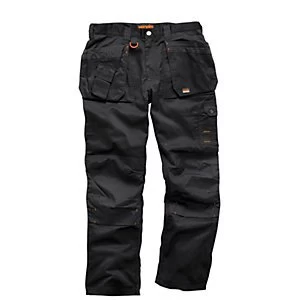Image of Scruffs Worker Plus Trouser Black - 38W 33L