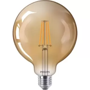 Image of Philips CLA 8w LED ES/E27 Globe Amber Warm White Dimmable - 81437600