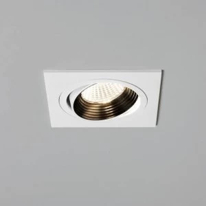 Image of LED 1 Light Square Recessed Downlight Matt White