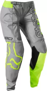 Image of FOX 180 Skew Ladies Motocross Pants, grey-yellow, Size L 34 for Women, grey-yellow, Size L 34 for Women