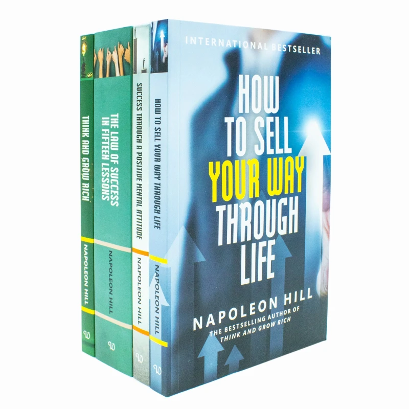 Image of The Napoleon Hill Collection 4 Book Set Napoleon Hill Think and Grow Rich Classic Personal Development Napoleon Hill Books