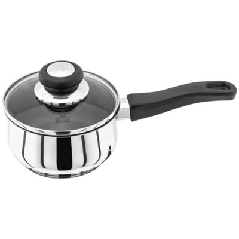 Image of Judge Vista Stainless Steel Non-Stick Sauce Pan With Lid 14Cm / 900Ml - Silver