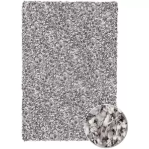 Image of Mastercraft Twilight 039-001/6699 Rug White/Silver - 80cm x 150cm - White/Silver/Grey