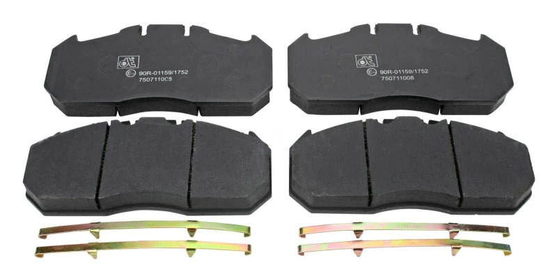 Image of DT Spare Parts 3.96400 Brake pad set Rear Axle, prepared for wear warning indicator Brake Pad Set,disc brake (402)