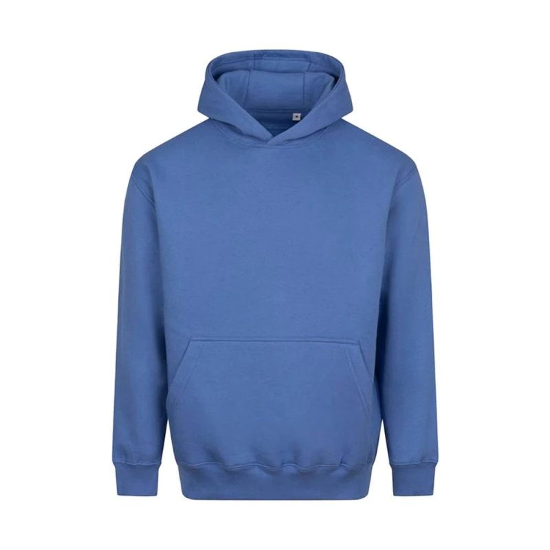 Image of AWDis Mens Vision Heavyweight Hoodie in Blue Size: 2XL Blue Male 2XL