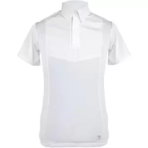 Image of Aubrion Mens Short Sleeve Tie Shirt - White