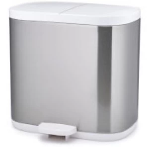 Image of Joseph Split Steel Bathroom Recycler Waste Pedal Bin