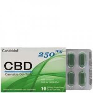 Image of Canabidol CBD Cannabis Gel-Tab 250mg