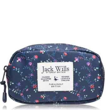 Image of Jack Wills Bosbury Wash Bag - Navy Floral