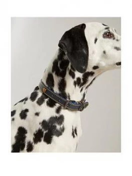 Image of Joules Joules Navy Leather Collar - Small