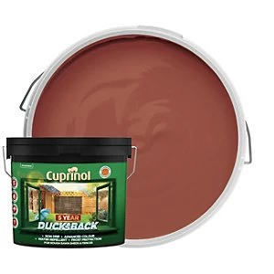 Image of Cuprinol 5 Year Ducksback Matt Shed & Fence Treatment - Harvest Brown 9L