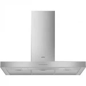 Image of SMEG KBT900 90cm Flat Chimney Cooker Hood