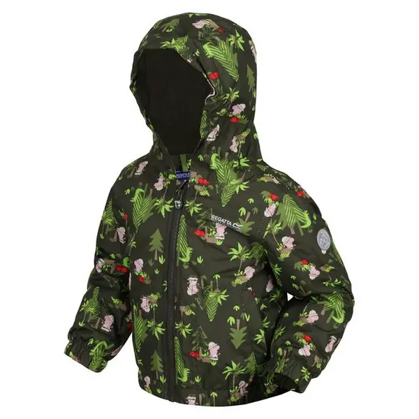Image of Regatta Peppa MuddyPuddle Waterproof Jacket - Green C60-C72