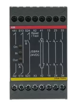 Image of Abb 2Tla010002R0000 Relay, Safety, 3No, 1Nc, 250Vac, 6A