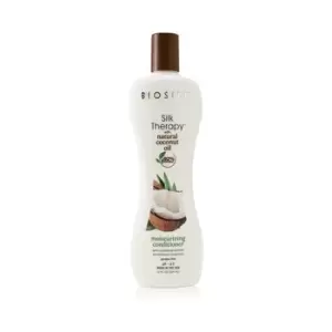Image of BioSilkSilk Therapy with Coconut Oil Moisturizing Conditioner 355ml/12oz