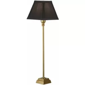 Image of Luxury Traditional Table Lamp Light Solid Brass Square BASE 425mm Tall Holder