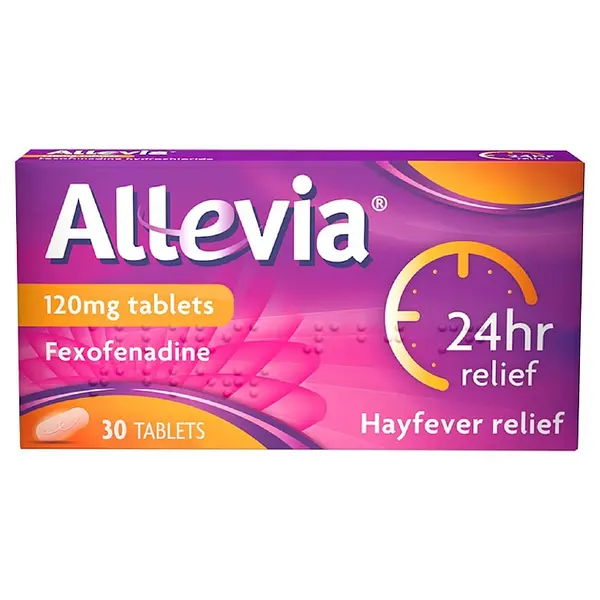 Image of Allevia Fexofenadine 120Mg Tablets 30 Tablets 30 tablets