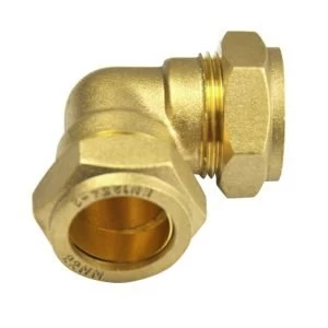 Image of Plumbsure Compression Elbow Dia22mm Pack of 5
