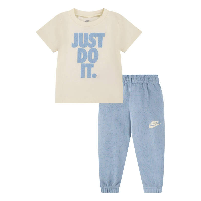 Image of Nike Club Top and Trousers Set Infants - Blue Blue One Size