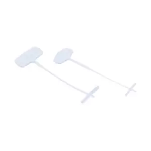 Image of Avery Dennison Ecotach Recycled (rPP) Fine Fabric Fasteners 17mm Natural (Pack of 10000) FSR-16202-0