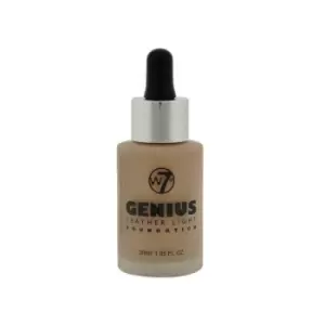 Image of W7 Genius Foundation Natural Beige 30ml
