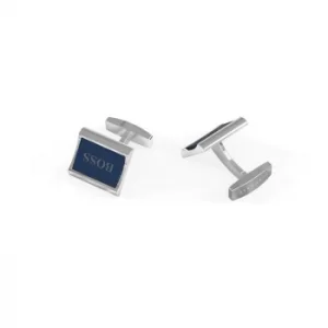 Image of Hugo Boss Igor Enamel Cufflinks Navy