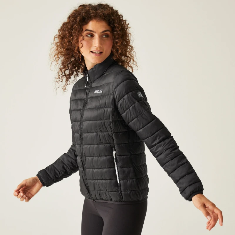 Image of Womens down jacket Regatta Hillpack II Noir Female 38