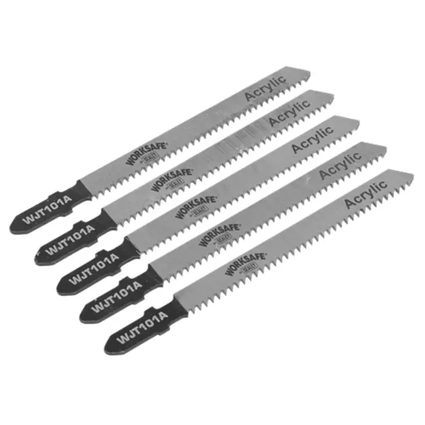 Image of Worksafe Jigsaw Blade Metal 75mm 12tpi, Pack of 5