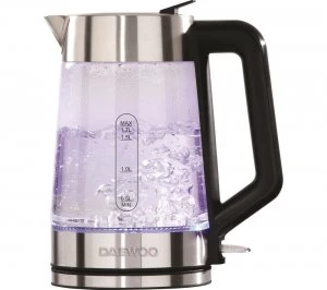 Image of Daewoo SDA2102 1.7L Illuminated Glass Kettle