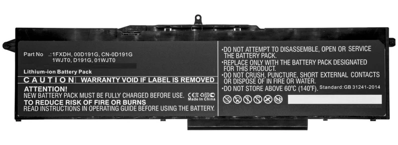Image of CoreParts MBXDE-BA0202 laptop spare part Battery