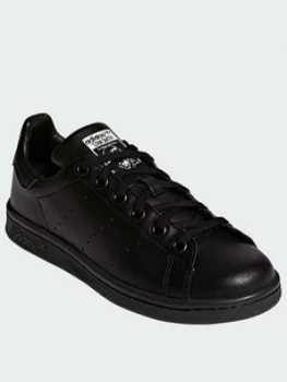 Image of adidas Originals Stan Smith Junior Trainers - Black, Size 4