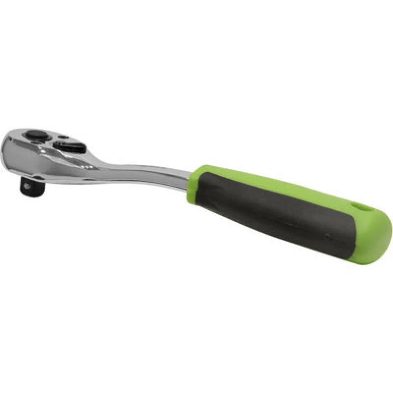 Image of Loops 72-Tooth Offset Flip Reverse Ratchet Wrench - 3/8 Inch Sq Drive - Pear Head Multi