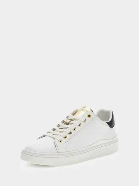 Image of Guess Bonny Real Leather Sneakers 14798604 White