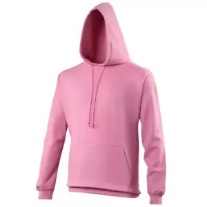 Image of Awdis Unisex College Hooded Sweatshirt / Hoodie (XL) (Candyfloss Pink)